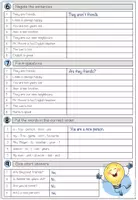 Vorschau - Arbeitsblätter - PRESENT SIMPLE - Worksheet Package - Seite 2