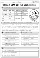 Vorschau - Arbeitsblätter - PRESENT SIMPLE - Worksheet Package - Seite 3