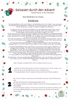 Vorschau - Mal- und Bastelvorlagen - #Edukichristmas winterliche Mal-Meditation und Bastelvorlage Winter - Seite 1