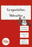 Vorschau - Arbeitsblätter - Kurzgeschichten Weihnachten Klasse 1-4 zum vorlesen und selber lesen - Deckblatt