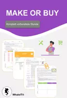 Vorschau - Arbeitsblätter - Make or Buy - Komplett vorbereitete Stunde - Deckblatt