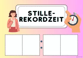 Vorschau - Poster - Stille-Rekordzeit Tafelschild Classroom Management - Seite 3