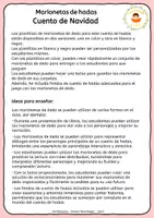 Vista previa - Manualidades / Dibujos para colorear - Cuento de Navidad - Marionetas de Dedos - Charles Dickens - página 1