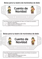 Vista previa - Manualidades / Dibujos para colorear - Cuento de Navidad - Marionetas de Dedos - Charles Dickens - página 3