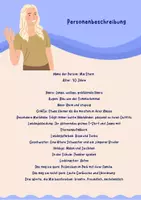 Vorschau - Arbeitsblätter - Personenbeschreibung 4. Klasse: Steckbrief und fertige Beschreibung - Seite 2