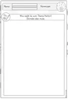 Vorschau - Arbeitsblätter - Herbst | Vorwissen AB | Erste Klasse | Herbstwerkstatt - Deckblatt