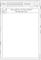 Vorschau - Arbeitsblätter - Herbst | Vorwissen AB | Erste Klasse | Herbstwerkstatt - Seite 2