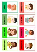 anteprima - Flashcard - Flash Cards delle emozioni e delle sfumature - Pagina 1