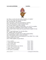 Vorschau - Text - Las nacionalidades Lectura: Spanische Lesung Nationalitäten - Deckblatt