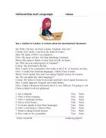 Vorschau - Text - Nationalities and Languages English Reading (Englisch Lernen) - Deckblatt