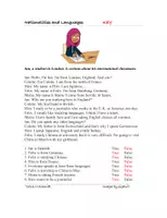 Vorschau - Text - Nationalities and Languages English Reading (Englisch Lernen) - Seite 1