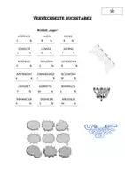 Vorschau - Arbeitsblätter - Verwechselte Buchstaben - Wortfeld sagen und Sportarten - Seite 2