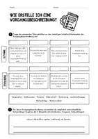 Vorschau - Arbeitsblätter - Wie erstelle ich eine Vorgangsbeschreibung? - Seite 3