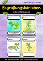 Vorschau - Mal- und Bastelvorlagen - Eidechsenklasse Materialpaket - Eidechse Sparpaket - Seite 1