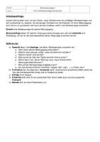 Vorschau - Arbeitsblätter - Eine eigene Werbeanzeige gestalten - Deckblatt