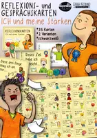 Vorschau - Fördermaterial/Inklusion - Meine Stärken - 35 Reflexions und Gesprächskarten / Selbstvertrauen / Gegen Mobbing - Deckblatt