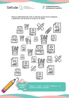 Vista previa - Hojas de trabajo - FICHAS DE ESTIMULACIÓN COGNITIVA - página 1