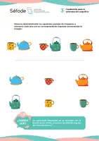 Vista previa - Hojas de trabajo - FICHAS DE ESTIMULACIÓN COGNITIVA - página 1