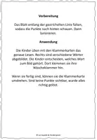 Vorschau - Stationenlernen - Wörter genau lesen - Klammerkarten Tiere auf dem Bauernhof - Seite 1