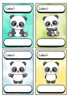 Vorschau - Arbeitsblätter - Pandaklasse Materialpaket - Panda Sparpaket - Seite 3