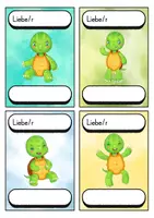 Vorschau - Mal- und Bastelvorlagen - Schildkrötenklasse Materialpaket - Schildkröte Sparpaket - Seite 3