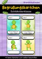 Vorschau - Mal- und Bastelvorlagen - Schildkrötenklasse Materialpaket - Schildkröte Sparpaket - Seite 1