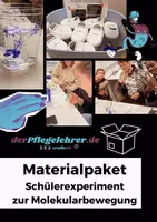 Vorschau - Arbeitsblätter - Materialpaket Schülerexperiment zur Molekularbewegung - Deckblatt
