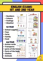 Vista previa - Evaluación - PACK ENGLISH EXAMS 1st and 2nd Level - Portada