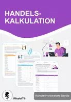 Vorschau - Arbeitsblätter - Handelskalkulation - Komplett vorbereitete Stunde - Deckblatt
