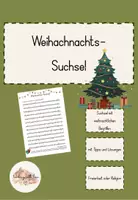 Vorschau - Arbeitsblätter - Weihnachts-Suchsel Ferien, Freiarbeit, Religion _teaching_with_love - Deckblatt