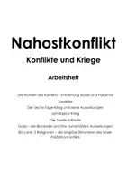 Vorschau - Unterrichtsreihen - Nahostkonflikt - Konflikte und Kriege (Arbeitsheft) #Silvesterknaller23 - Deckblatt