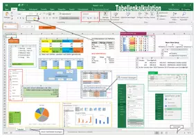Vorschau - Poster - Plakat zur Tabellenkalkulation mit Fragenkatalog - Deckblatt