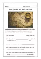 Vorschau - Arbeitsblätter - Arbeitsblatt Ergebnissicherung Orientierung im Raum - Deckblatt