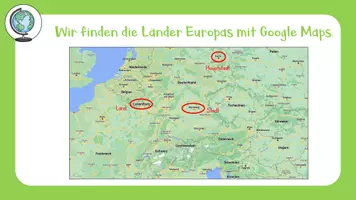Vorschau - Arbeitsblätter - Google Maps: Länder Europas (Kl. 4) - Seite 3