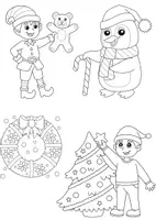 anteprima - Materiale per pittura e bricolage - Porta caramelle natalizio - calendario dell'avvento - Pagina 1