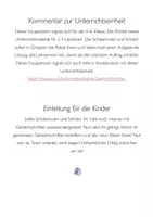 Vorschau - Stundenentwürfe - Escape Room Geheimschriften 4.-6. Klasse / Rätsel - Seite 1
