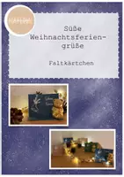 Vorschau - Anderer Materialtyp - Faltkärtchen Weihnachten Süße Grüße von MATERIALsammlung - Deckblatt