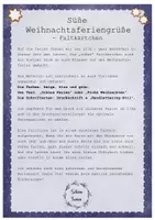 Vorschau - Anderer Materialtyp - Faltkärtchen Weihnachten Süße Grüße von MATERIALsammlung - Seite 1