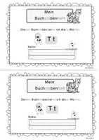 Vorschau - Unterrichtsreihen - Buchstabenheft T, 1.Klasse Deutsch Buchstaben schreiben, lesen Buchstabeneinführung - Seite 3