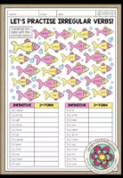 Vorschau - Arbeitsblätter - Irregular Verbs – Simple Past, Past Simple, unregelmäßige Verben Englisch | Grammatik Übungen, Englisch Arbeitsblatt, Verbformen üben und wiederholen, 5., 6. Klasse, Sekundarstufe - Deckblatt