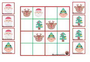 Vista previa - Juegos / Gamificación - Sudokus Christmas - página 1