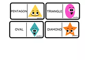Vista previa - Unidades / Secuencias / Situaciones de Aprendizaje - SHAPES DOMINO AND FLASHCARDS - página 3