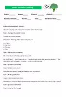Vorschau - Arbeitsblätter - Englisch-Klassenarbeit - Klasse 8 Thema Everyday Life and Communication - Deckblatt