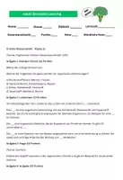 Vorschau - Arbeitsblätter - Chemie-Klassenarbeit - Klasse 11 Thema Organische Chemie - Deckblatt