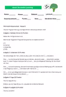 Vorschau - Arbeitsblätter - Informatik-Klassenarbeit - Klasse 9 Thema Algorithmen (Gesamtpunktzahl 100) - Deckblatt