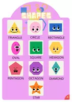 anteprima - Esercizi - Attività sul vocabolario delle forme in inglese. Shapes - Pagina 2