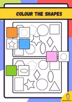 Vista previa - Hojas de trabajo - Colour your shapes - Portada