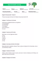 Vorschau - Arbeitsblätter - Englisch-Klassenarbeit - Klasse 6 Thema Everyday Activities and Hobbies - Deckblatt