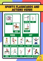 Vista previa - Unidades / Secuencias / Situaciones de Aprendizaje - sports flashcards and actions verbs - Portada
