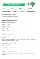 Vorschau - Arbeitsblätter - Mathematik-Klassenarbeit - Klasse 4 Thema Grundrechenarten und Geometrie - Deckblatt